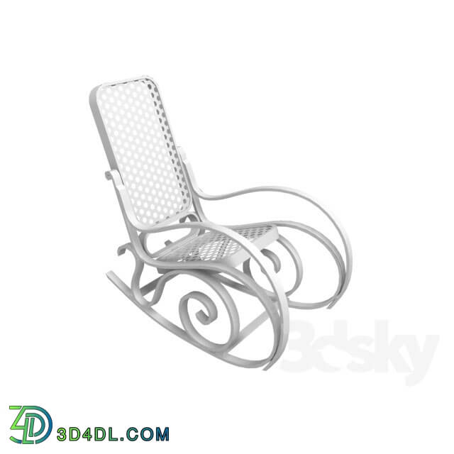Chair - Armchair-rocking chair easy