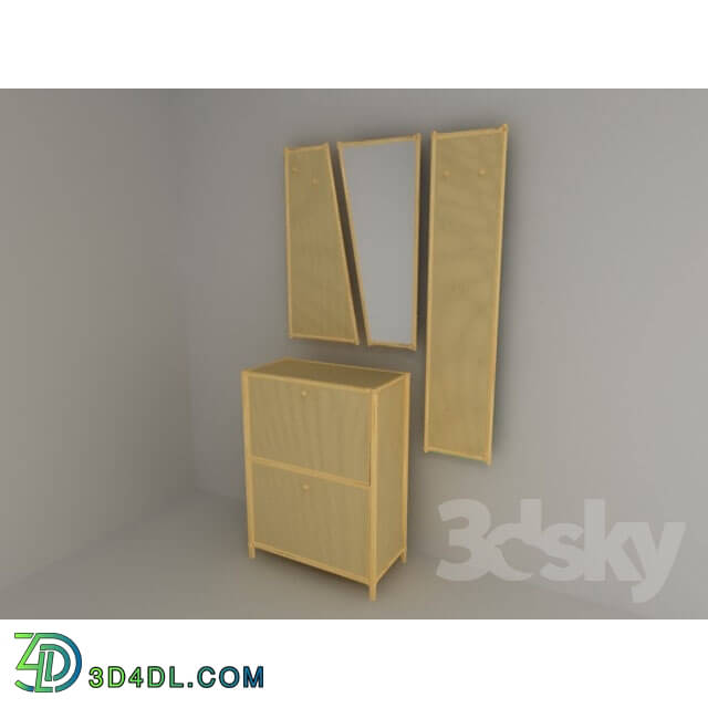 Wardrobe _ Display cabinets - Set_