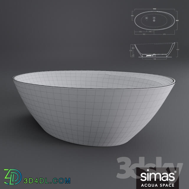 Bathtub - Simas bath tub Bohémien