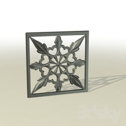 Other architectural elements - The module Decorative flower 