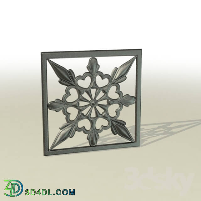 Other architectural elements - The module Decorative flower
