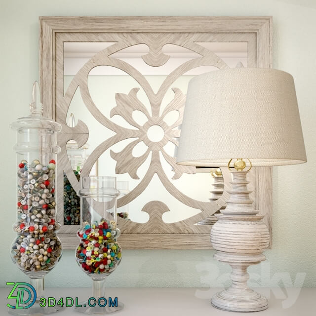 Other decorative objects - Lamp_ mirror_ vase_ botton