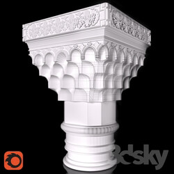 Decorative plaster - capital 