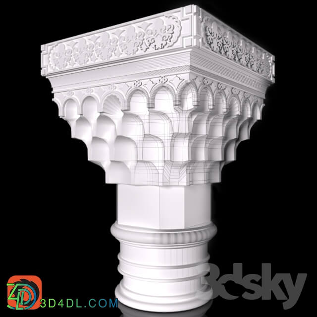 Decorative plaster - capital