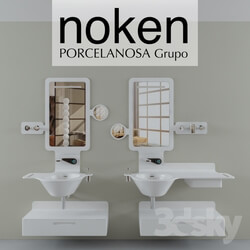 Bathroom furniture - Ceramic washbasin Noken Mood 