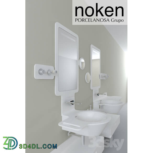 Bathroom furniture - Ceramic washbasin Noken Mood