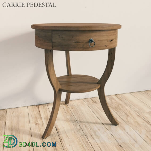 Sideboard _ Chest of drawer - Carrie Pedestal Bedside Table