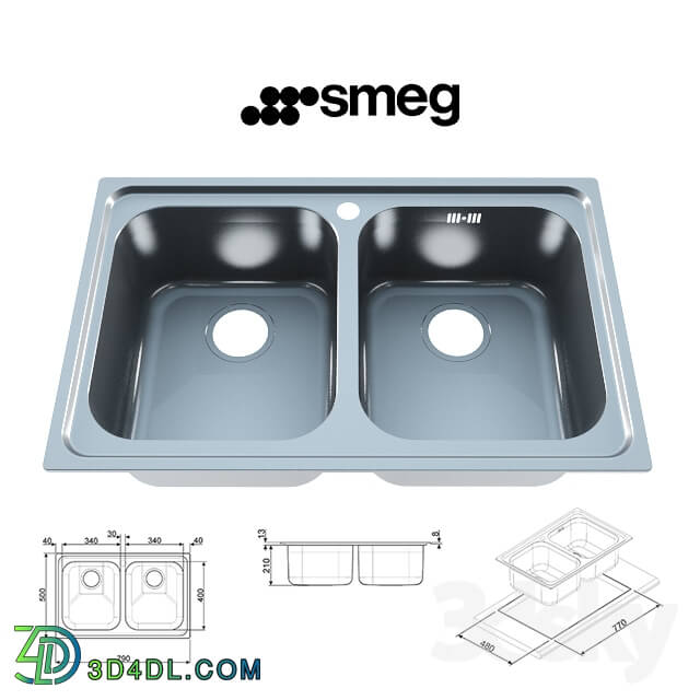 Sink - Smeg kitchen sink8