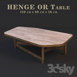 Table - Coffee table HENGE OR TABLE 120x80 