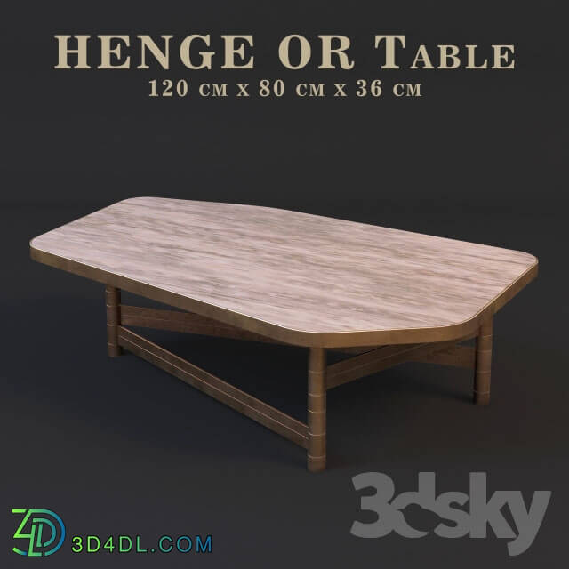 Table - Coffee table HENGE OR TABLE 120x80