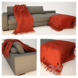 Sofa - Blankets on the couch 