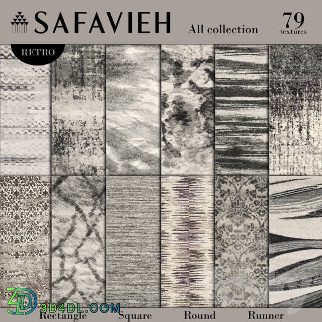 Carpets - Carpet collection _1 _ Safavieh - Retro