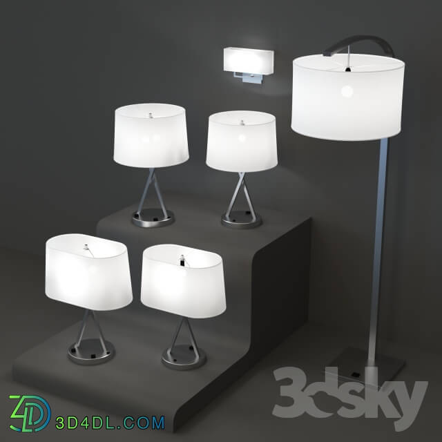 Table lamp - lamps set Plaza Lightning