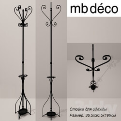 Other decorative objects - rack for clothing forged mb deco 
