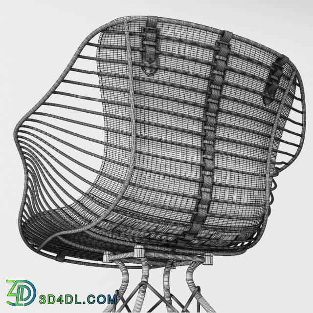 Table _ Chair - Wire Dinning Chair_ Wire Coffee Table