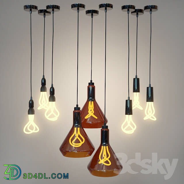 Ceiling light - Plumen lamp