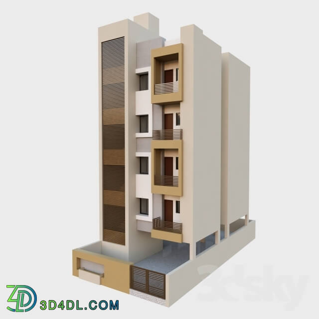 Building - Indian_Residance_MultiStory