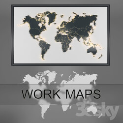 Other decorative objects - work maps 