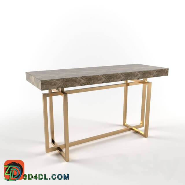 Table - Copper Console