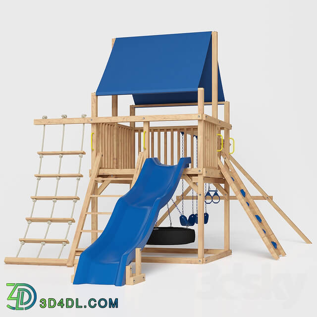 Other architectural elements - The Bailey Climber Swing Set