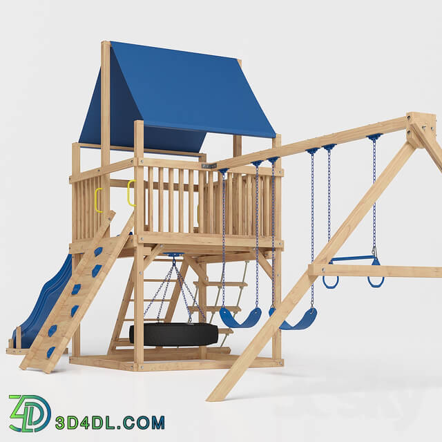 Other architectural elements - The Bailey Climber Swing Set