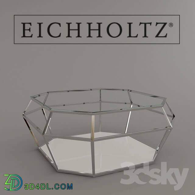 Table - Coffe table Asscher Nickel