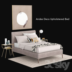 Bed - westelm Andes Deco Upholstered Bed 
