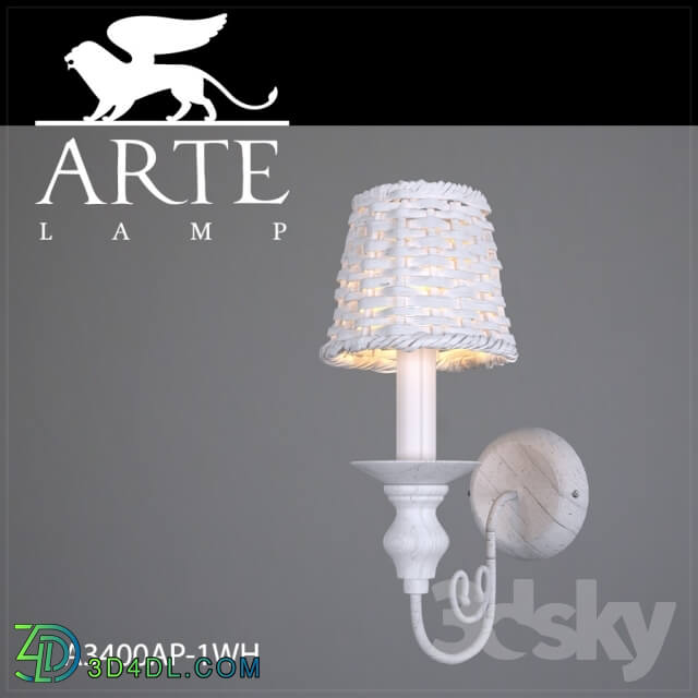 Wall light - Bra ArteLamp A3400AP-1WH