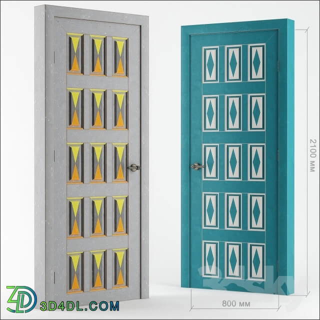 Doors - Restaurant Chocolate Door Set _ Set doors Chocolate