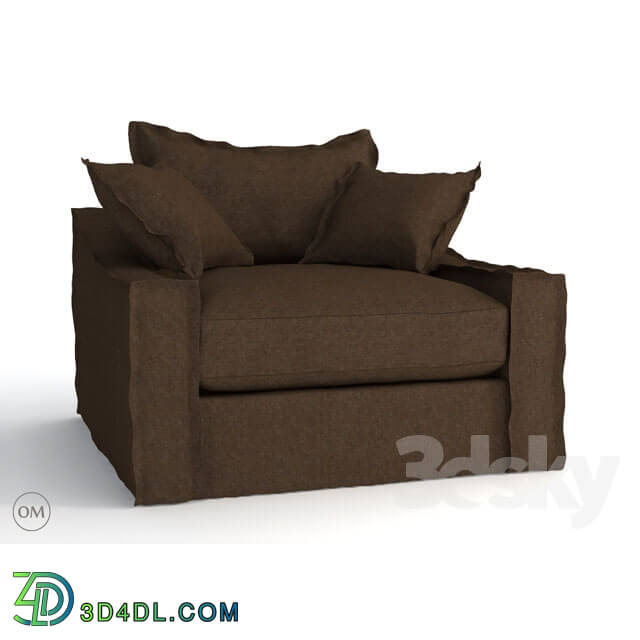 Arm chair - Leuven armchair 7842-1101 Brown