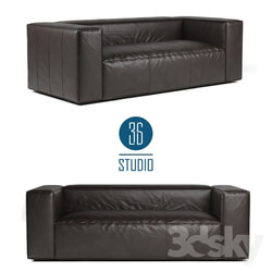 Sofa - OM Triple leather sofa model S24003 from Studio 36 