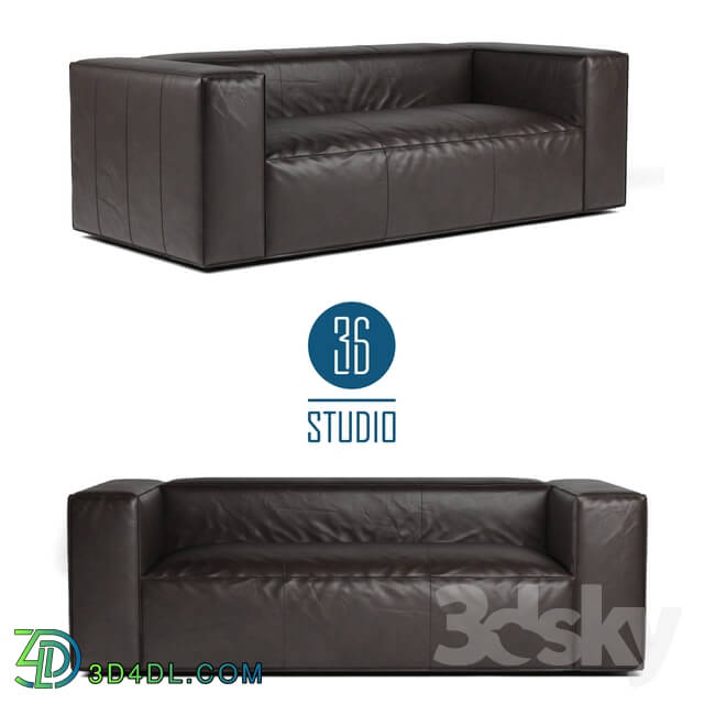 Sofa - OM Triple leather sofa model S24003 from Studio 36