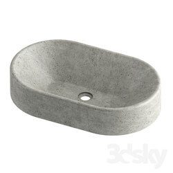 Wash basin - Ellipse concrete sink 