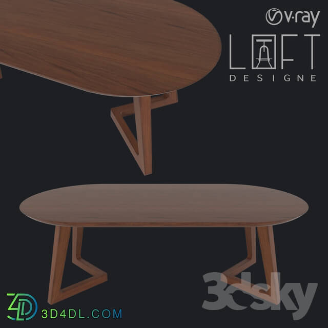 Table - Coffee table LoftDesigne 6356 model