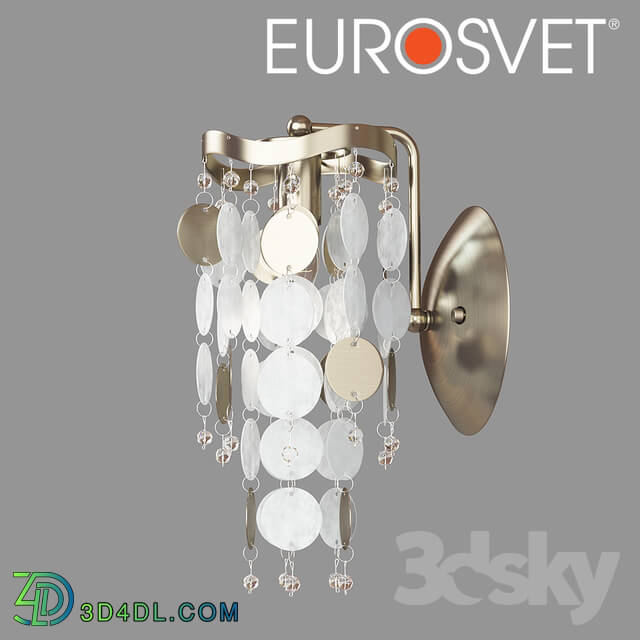 Wall light - OM Sconce with Bogate__39_s 279_1 Shelly Mother of Pearl