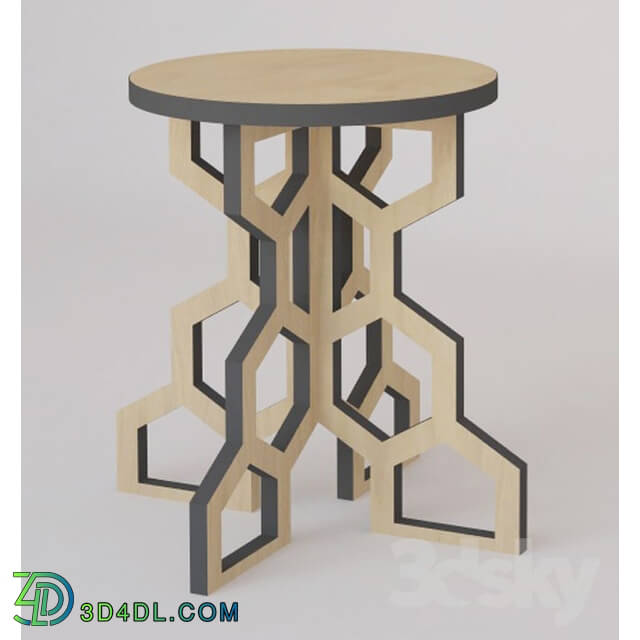 Chair - Stool _quot_Honeycomb_quot_