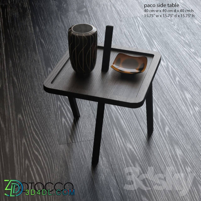 Table - Potocco paco side table