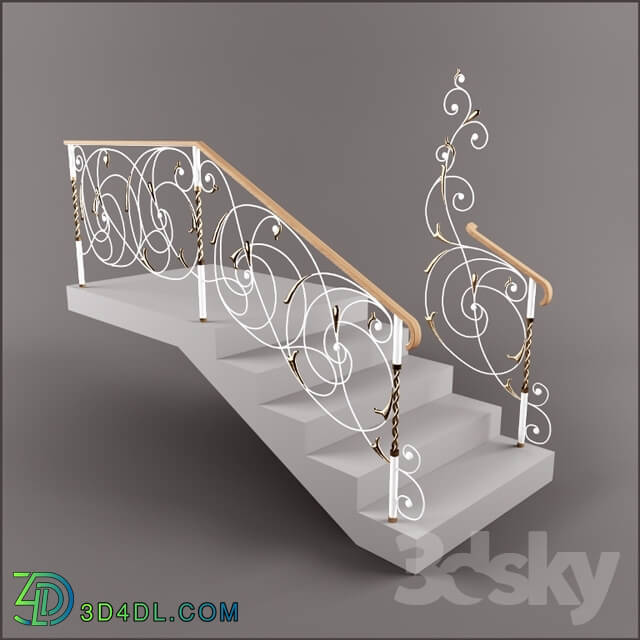 Staircase - Staircase railing