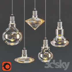 Ceiling light - Crystal pendantlamp for-bar 