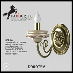 Wall light - Favourite 1151-1W Sconce 