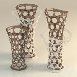 Vase - decorative vase in the holes 