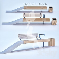 Other architectural elements - HighLine Bench 
