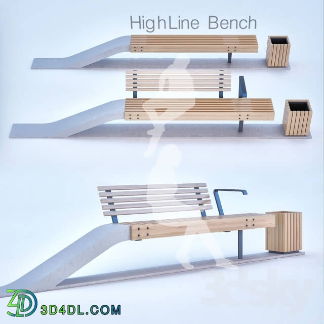 Other architectural elements - HighLine Bench
