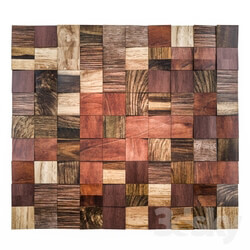 Other decorative objects - wooden block mosaic 