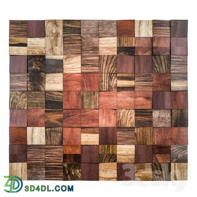 Other decorative objects - wooden block mosaic