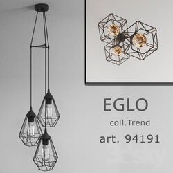 Ceiling light - Chandelier 94191 Eglo Trend 