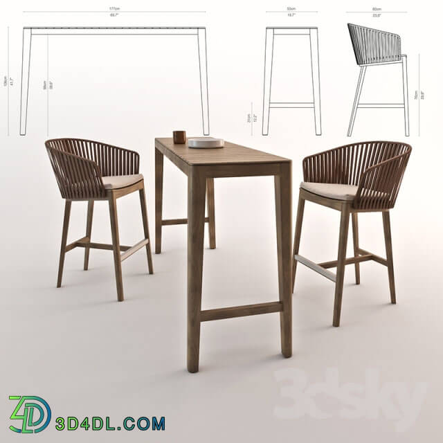 Table _ Chair - Mood bar chair _amp_ table