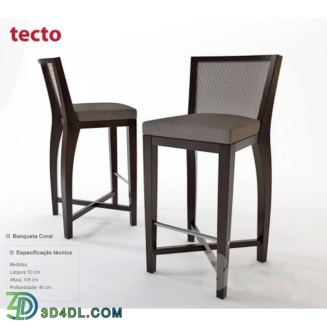 Chair - Bar stool Banqueta Coral