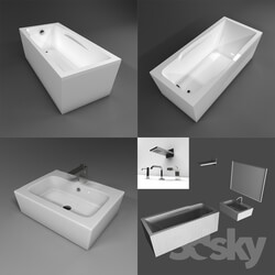 Bathtub - Bath _ washbasin 