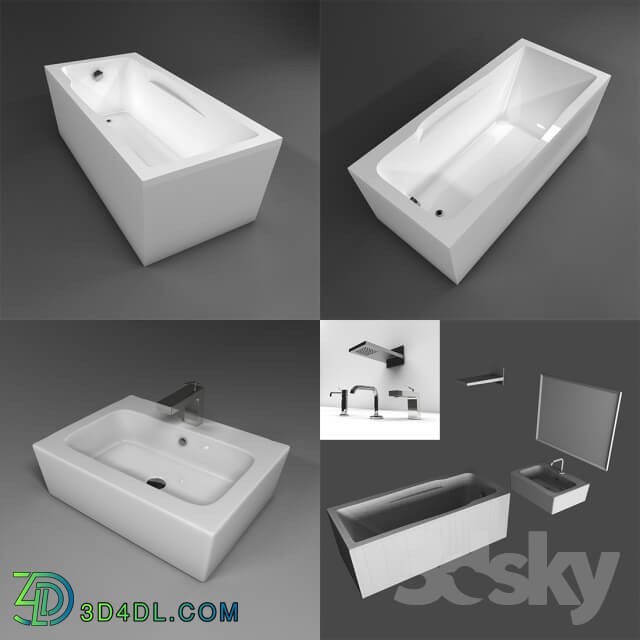 Bathtub - Bath _ washbasin